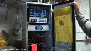 A Form 6 Relay control, high voltage meter used in power utitilities.